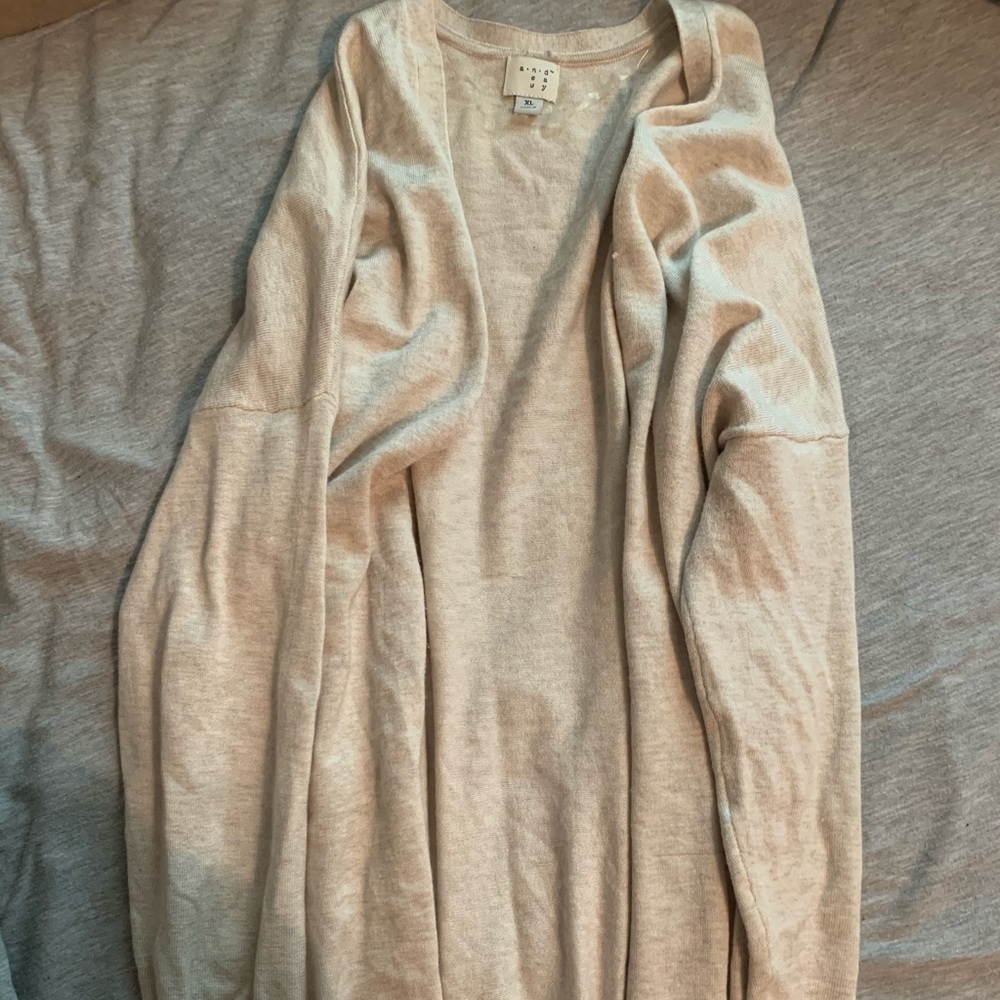 Tan cardigan